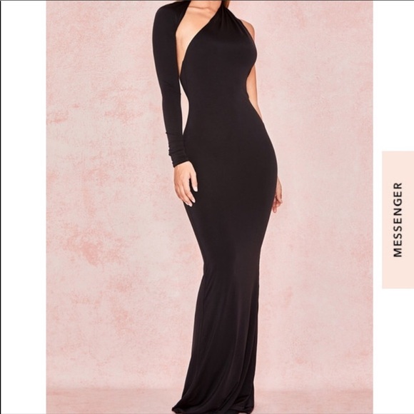house of cb black maxi dress